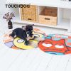 Touchdog Cartoon Three-eyed Monster Rounded Cat and Dog Mat