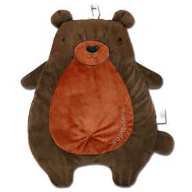 Touchdog 'Critter Hugz' Designer Character Dog Mats (Color: Brown)