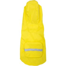 Packable Raincoat (Color: Yellow, size: X-Small)